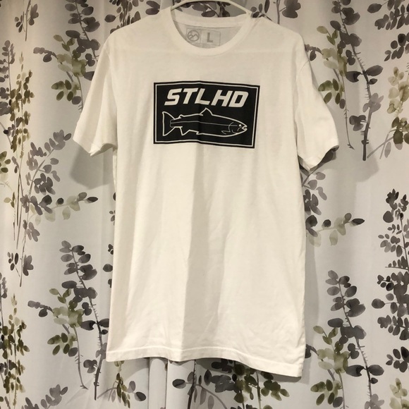 STLHD Other - STLHD men’s white tee with black detailing size large